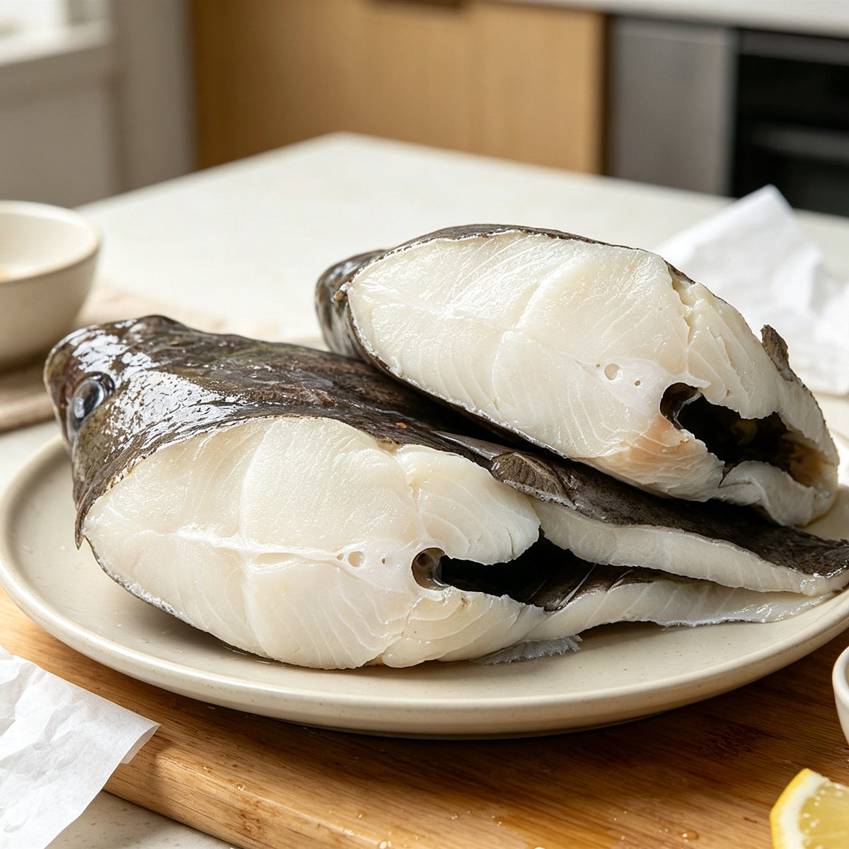 Thick Cut Fresh Flatfish Steaks